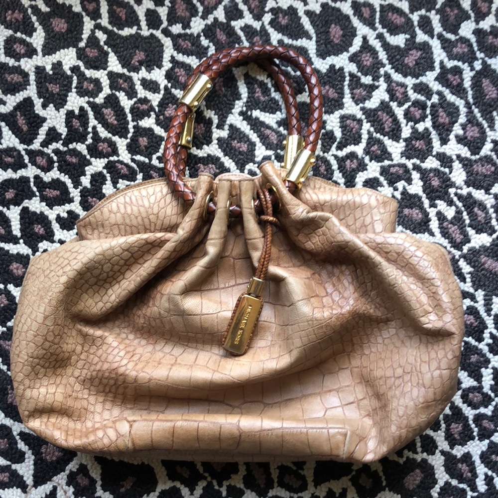Michael Kors Collection Skorpios Pleated Ring Tote